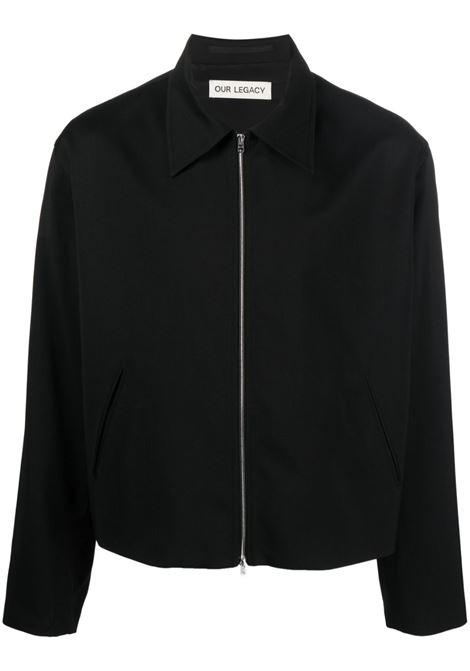 giacca mini uomo nera OUR LEGACY | M2230MBW